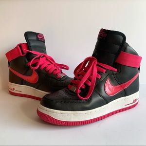 Nike Air Force 1 High Women Black Pink